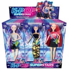 K POP Superstars Dolls - All 3 Dolls Included