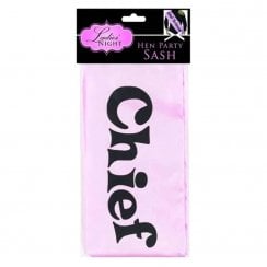 Ladies Chief Bridesmaid Hen Party Sash