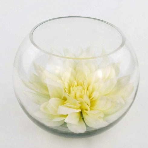 The Present Shop Large Clear Decorative Glass Bowl