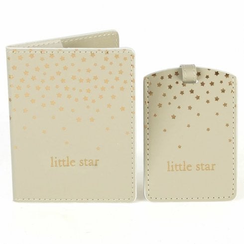 The Present Shop Little Star Passport Holder & Luggage Tag