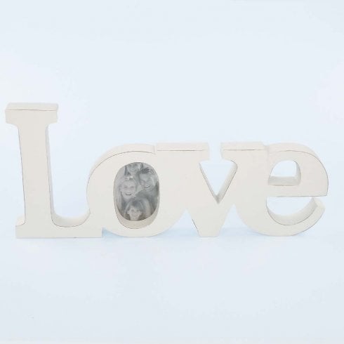The Present Shop Love Wooden Text Photo Frame