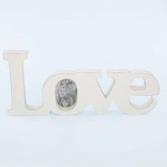 Love Wooden Text Photo Frame