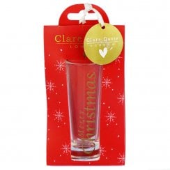 Merry Christmas Tall Shot Glass