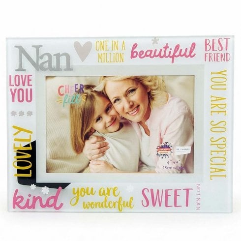 The Present Shop Nan Glass Photo Frame