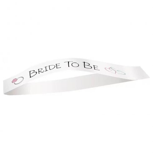 The Present Shop Satin Bride To Be Ring Sash