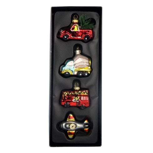 The Present Shop Set of Christmas Hanging Decorations