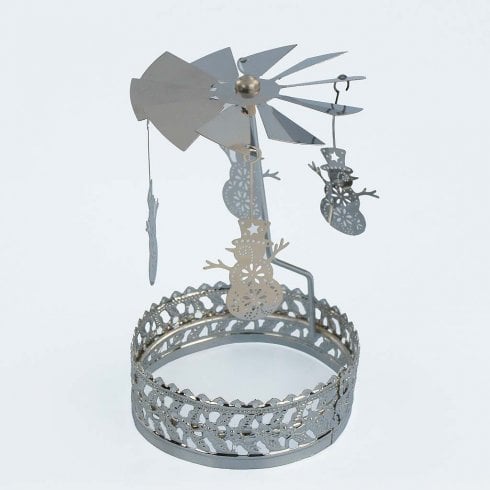 The Present Shop Snowman Rotary Jar Top Fan