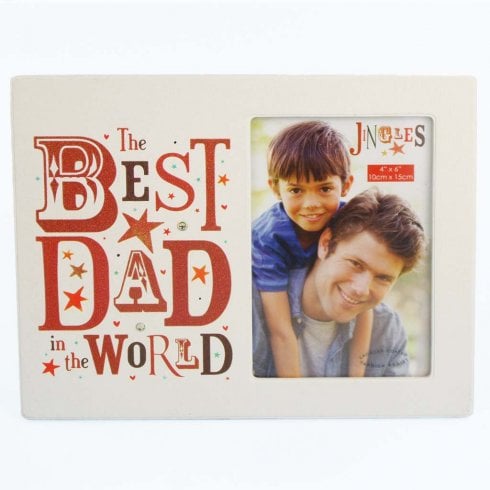 The Present Shop The Best Dad in the World Photo Frame