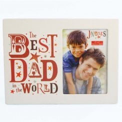 The Best Dad in the World Photo Frame
