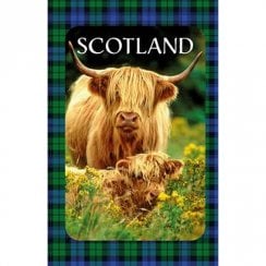 Highland Coo Tea Towel