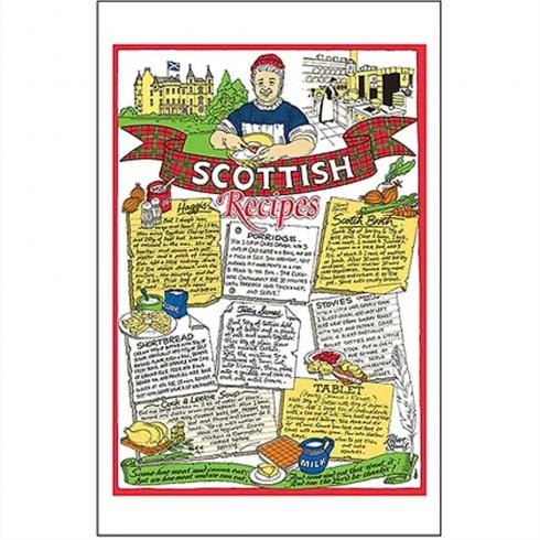 Thistle Products Ltd Scottish Recipes Tea Towel 