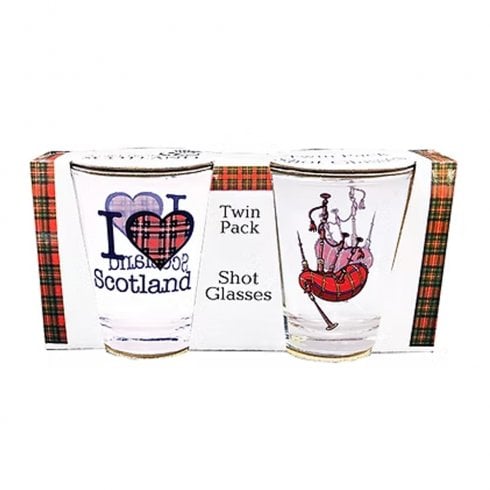 Thistle Products Ltd Twin Pack Scotland Shot Glasses