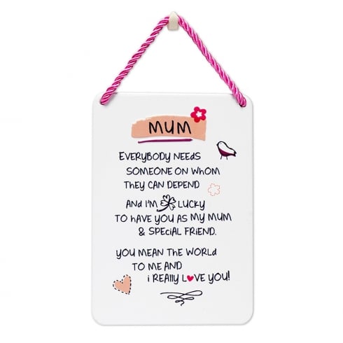 WPL Tin Plaque Mum