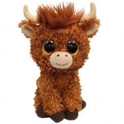 Angus Highland Cow Beanie Boo - 17cm