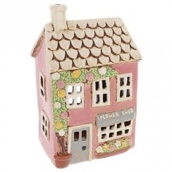 Village Pottery Flower Shop Tealight Holder