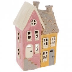 Village Pottery Terrace House Tealight Holder