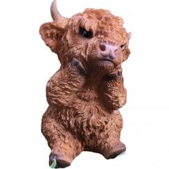 Real Life Mini Highland Cow Ornament
