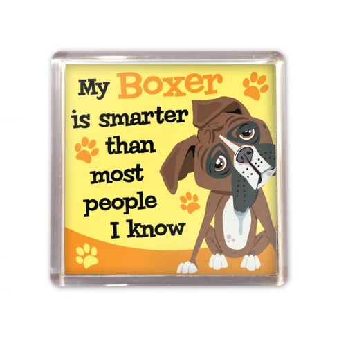 Wags & Whiskers Boxer Magnet