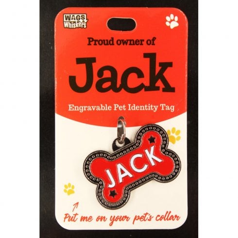 Wags & Whiskers Pet Identity Tag - Jack