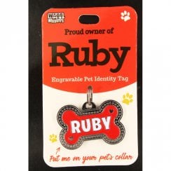 Pet Identity Tag - Ruby