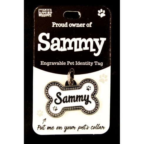 Wags & Whiskers Pet Identity Tag - Sammy