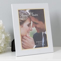 White Aluminium 6 x 8 Picture Photo Frame