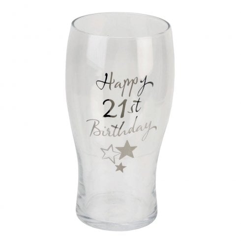 Widdop & Co. 21st Birthday Beer Glass