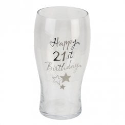 21st Birthday Beer Glass