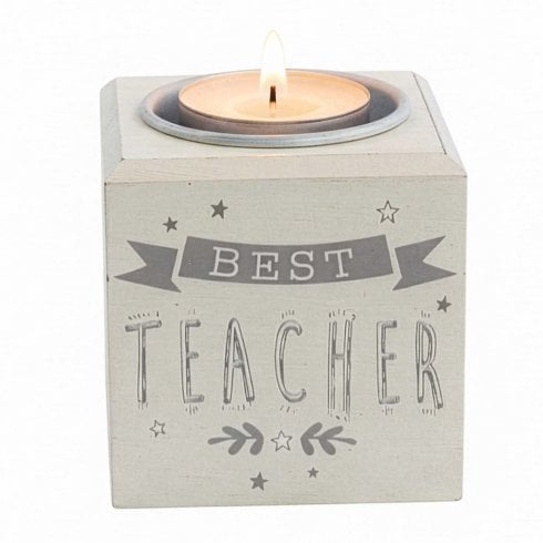 Widdop & Co. Best Teacher Tealight Holder
