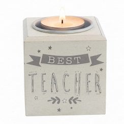 Best Teacher Tealight Holder