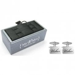 Engraved Usher Cufflinks