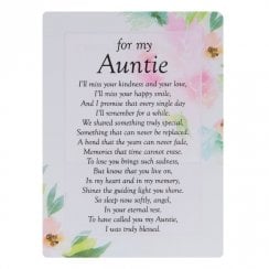 Graveside Memorial Card - Auntie
