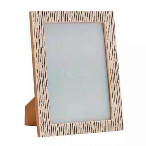 Widdop & Co. Hestia Striped Bone Photo Frame 5