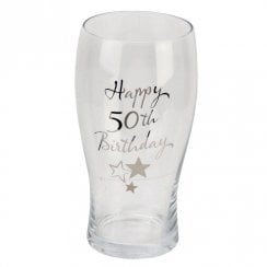 Juliana Happy 50th Birthday Beer Pint Glass G31950