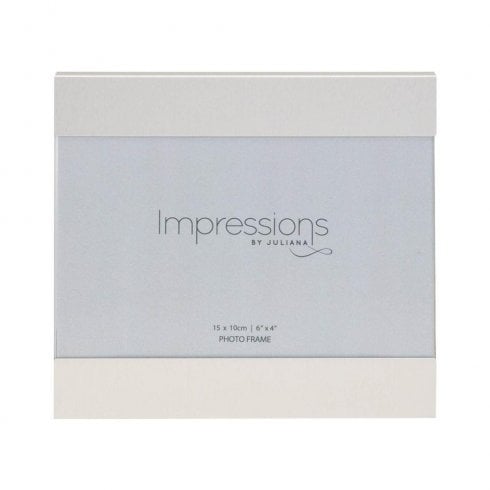 Widdop & Co. Matt Silver Slide Photo Frame 6 x 4