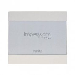 Matt Silver Slide Photo Frame 6 x 4