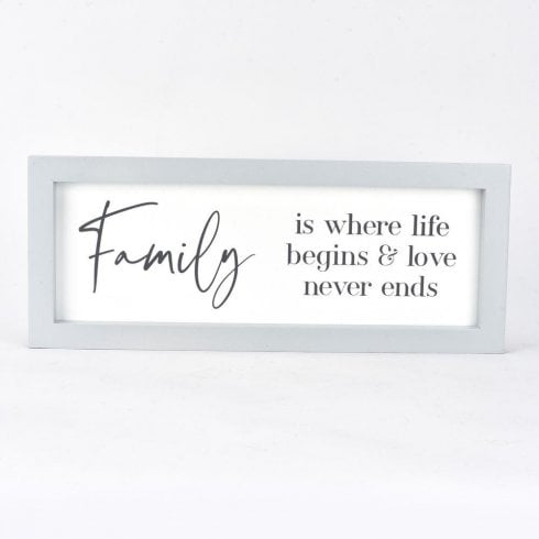 Widdop & Co. Moments Wall Wall Plaque 40cm - Family