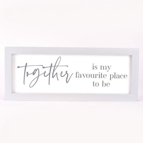 Widdop & Co. Moments Wall Wall Plaque 40cm - Together