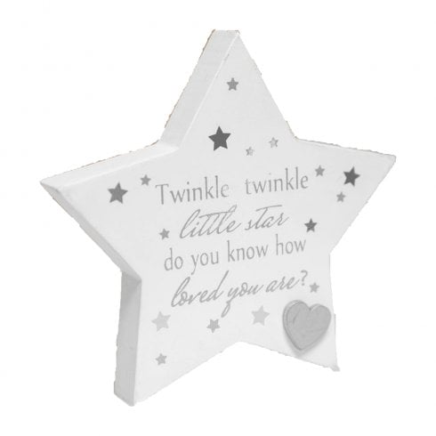 Widdop & Co. Twinkle Twinkle Star Mantel Plaque