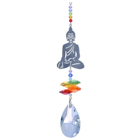 Wild Things Gifts Chakra Crystal Fantasy Buddha Suncatcher