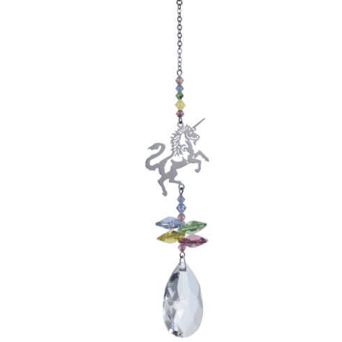 Wild Things Gifts Confetti Crystal Fantasy Unicorn Suncatcher
