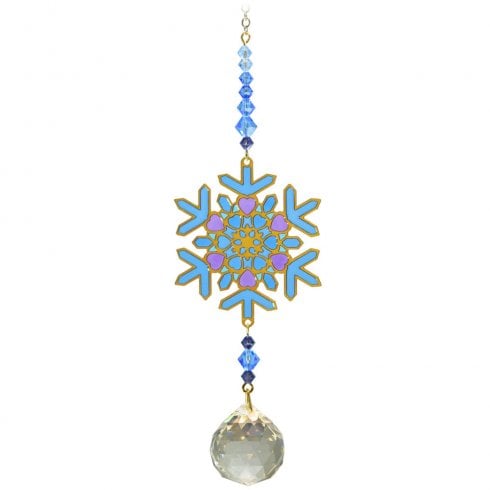 Wild Things Gifts Crystal Dreams Snowflake Suncatcher - Aurora