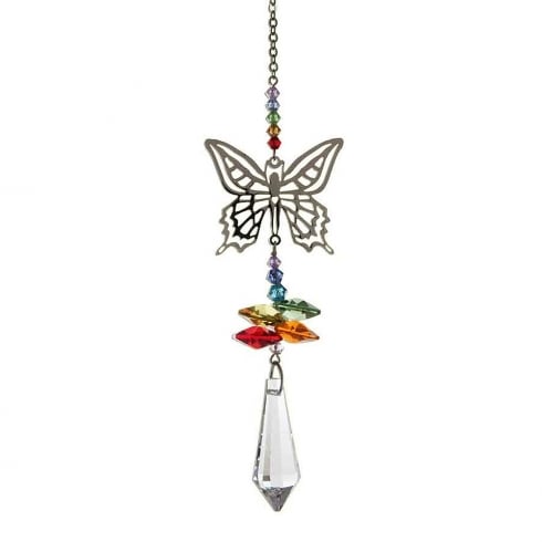 Wild Things Gifts Crystal Fantasy Butterfly Rainbow Suncatcher