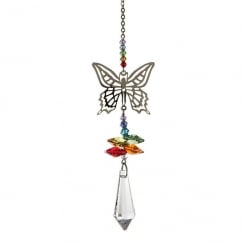 Crystal Fantasy Butterfly Rainbow Suncatcher