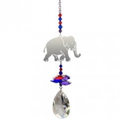 Crystal Fantasy Indian Elephant Hanging Ornament