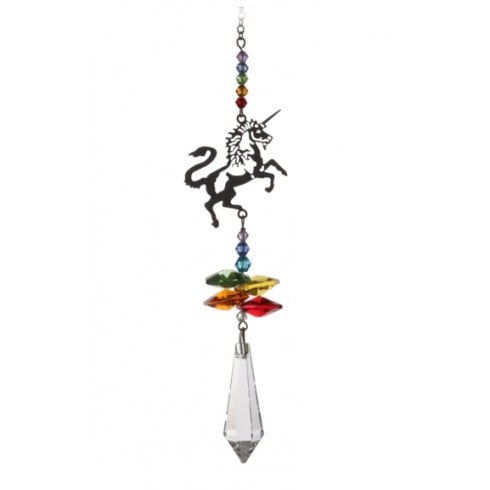 Wild Things Gifts Crystal Fantasy Rainbow Unicorn Suncatcher
