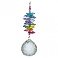 Large Cascade 30mm Ball Confetti Suncatcher