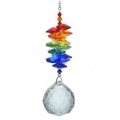 Large Cascade 30mm Ball Prismatic Suncatcher
