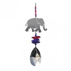 Large Crystal Fantasy Indian Elephant Suncatcher