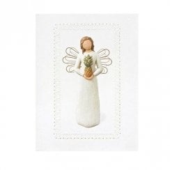 Welcoming Angel Greeting Card - Blank Inside